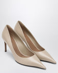 Dolce & Gabbana Dolce&Gabbana Beige calfskin décolleté devotion