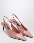 Dolce & Gabbana Dolce&Gabbana Pink leather slingback with décolleté