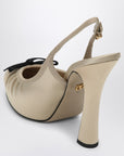 Dolce & Gabbana Dolce&Gabbana Cream satin high slingback