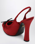 Dolce & Gabbana Dolce&Gabbana Red satin high slingback