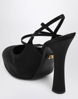 Dolce & Gabbana Dolce&Gabbana High black satin slingback