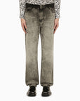 Balmain Light grey delavé denim jeans