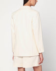 A.P.C. Double-breasted jacket in écru cotton