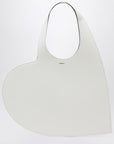 Coperni White leather Heart tote bag