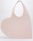 Coperni Heart pink leather tote bag