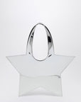 Coperni Mini Star mirrored silver tote bag