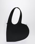 Coperni Mini Heart bag in black leather