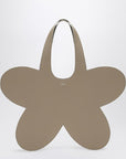 Coperni Flower beige leather tote bag