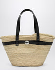 Coperni Palm medium raffia shopping bag
