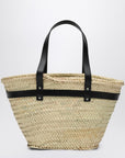 Coperni Palm medium raffia shopping bag