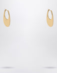 Coperni Large golden Swipe earrings