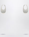 Coperni Large silver Swipe earrings