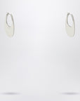 Coperni Large silver Swipe earrings