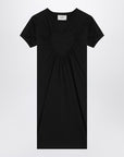 Coperni Black mini dress with heart