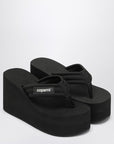 Coperni Black wedge sandal with logo