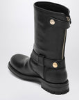 Dolce & Gabbana Dolce&Gabbana Black leather boot with buckles