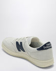 New Balance T500 white/blue suede sneaker