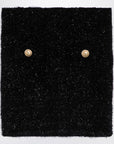 Balmain Black tweed miniskirt with buttons
