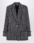 Balmain Single-breasted tweed blazer dress