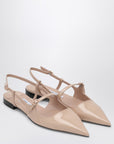 Jimmy Choo Scarpa Didi Flat nude in patent leather