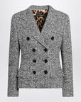 Dolce & Gabbana Dolce&Gabbana Single-breasted speckled wool-blend jacket