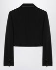 Dolce & Gabbana Dolce&Gabbana Cropped double-breasted black jacket