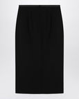 Dolce & Gabbana Dolce&Gabbana Black pencil skirt in wool crêpe
