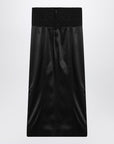 Dolce & Gabbana Dolce&Gabbana Black midi skirt with corset belt