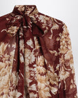 Dolce & Gabbana Dolce&Gabbana Chiffon shirt with rose print