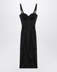 Dolce & Gabbana Dolce&Gabbana Black satin bustier dress