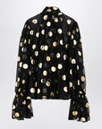 Dolce & Gabbana Dolce&Gabbana Silk organza lamé polka dot blouse
