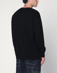 KENZO Black wool crew neck sweater