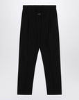 Fear of God Black cotton and wool trousers