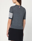 Thom Browne Grey sweater in virgin wool