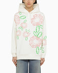 Marni White sweatshirt with cotton embroidery
