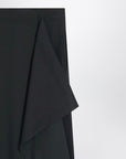 Ami Paris Anthracite grey wool skirt