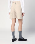 Thom Browne Khaki Bermuda shorts in cotton blend