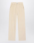 Ami Paris Ivory corduroy trousers