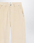 Ami Paris Ivory corduroy trousers