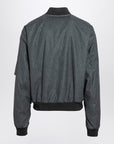 Dolce & Gabbana Dolce&Gabbana Light grey linen bomber jacket