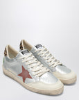 Golden Goose Sneaker Ballstar silver/red/leopard