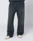Golden Goose Distressed-effect black jogger pants