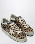Golden Goose Hi Star Sneakers leopard print in pony hair
