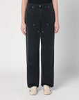 Golden Goose Wide black trousers in denim