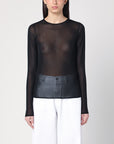 Golden Goose Black semi-transparent sweater