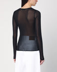 Golden Goose Black semi-transparent sweater