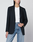 Golden Goose Blue pinstriped single-breasted blazer in wool
