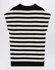 Dolce & Gabbana Dolce&Gabbana Sleeveless kimono-style striped sweater