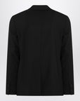 Ami Paris Single-Breasted Jacket Black Wool