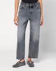 HAIKURE Grey washed effect jeans